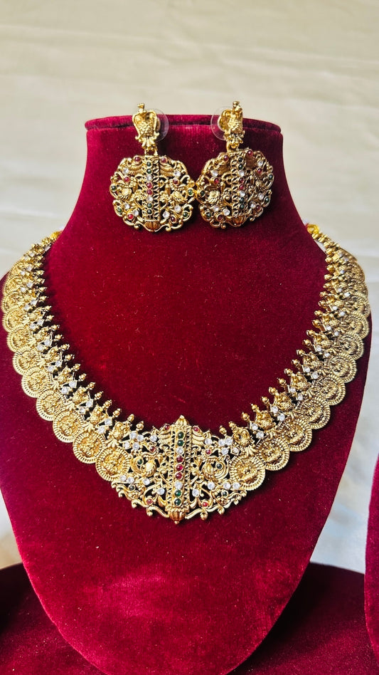 Lakshmi Kasu (Coin) Necklace Set