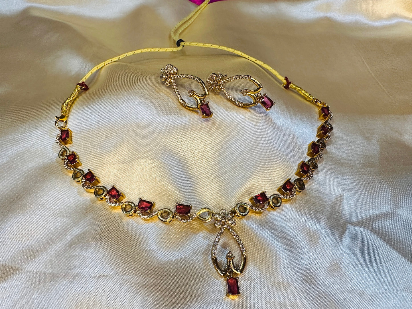 AD Stone  Necklace Set