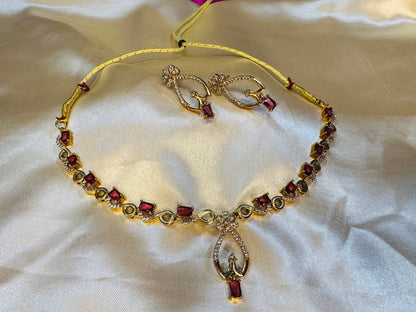 AD Stone  Necklace Set