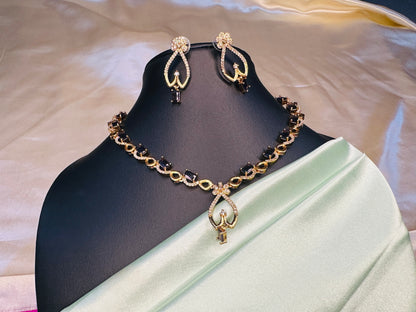 AD Stone  Necklace Set