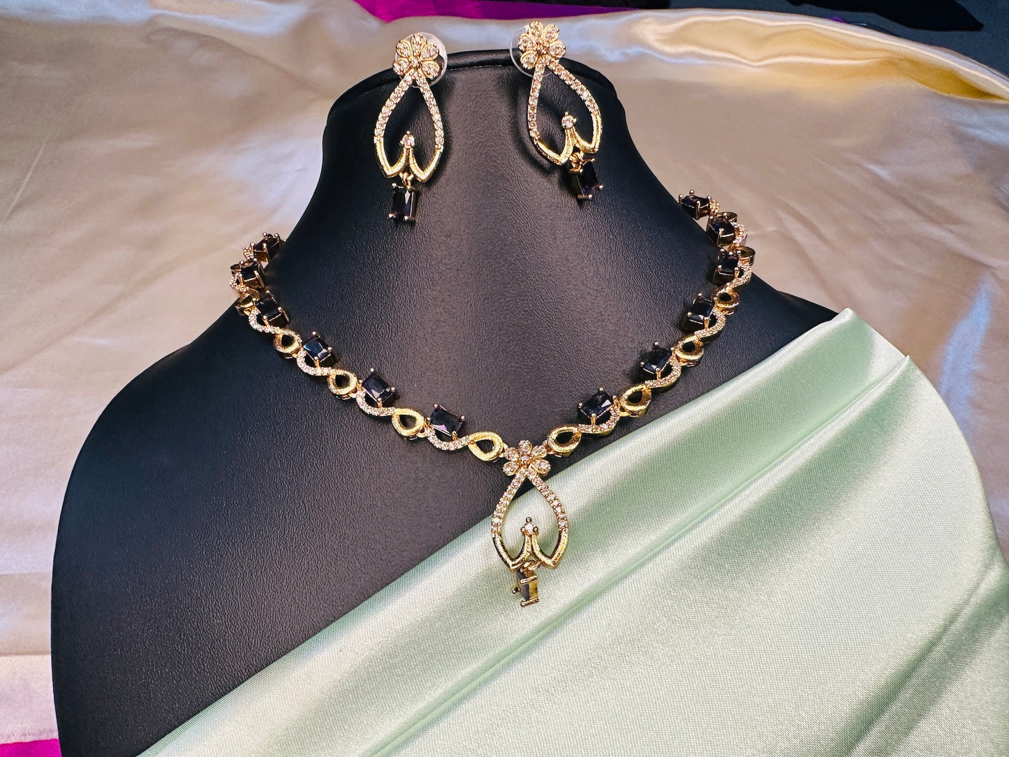 AD Stone  Necklace Set