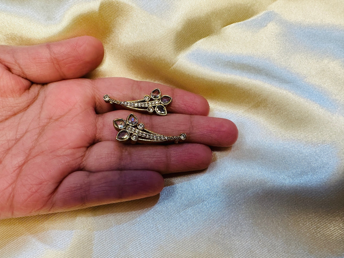 Single Leaf Design Ear Cuffs