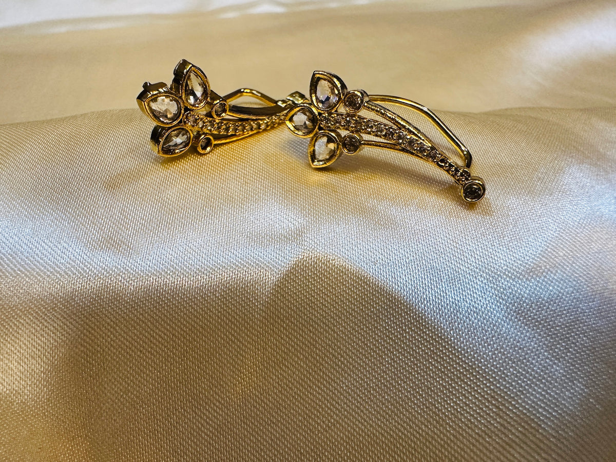 Single Leaf Design Ear Cuffs