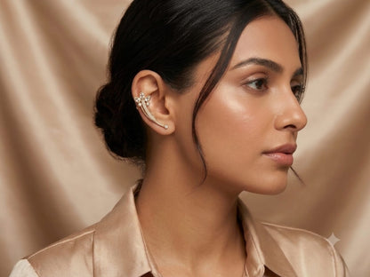 Single Leaf Design Ear Cuffs