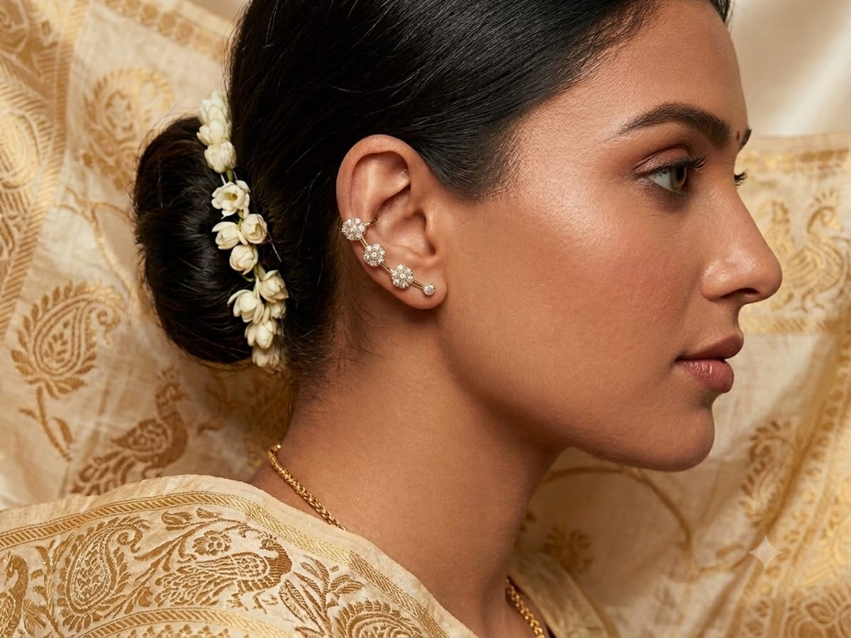 Floral Ear Cuffs